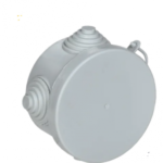 IEK Junction Box KM ღია გაყვანილობისთვის D=65x40mm IP54 4 დალუქული სადენები (7035) UKO21-065-040-000-K03-54